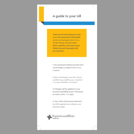 BSWH Billing Process Card